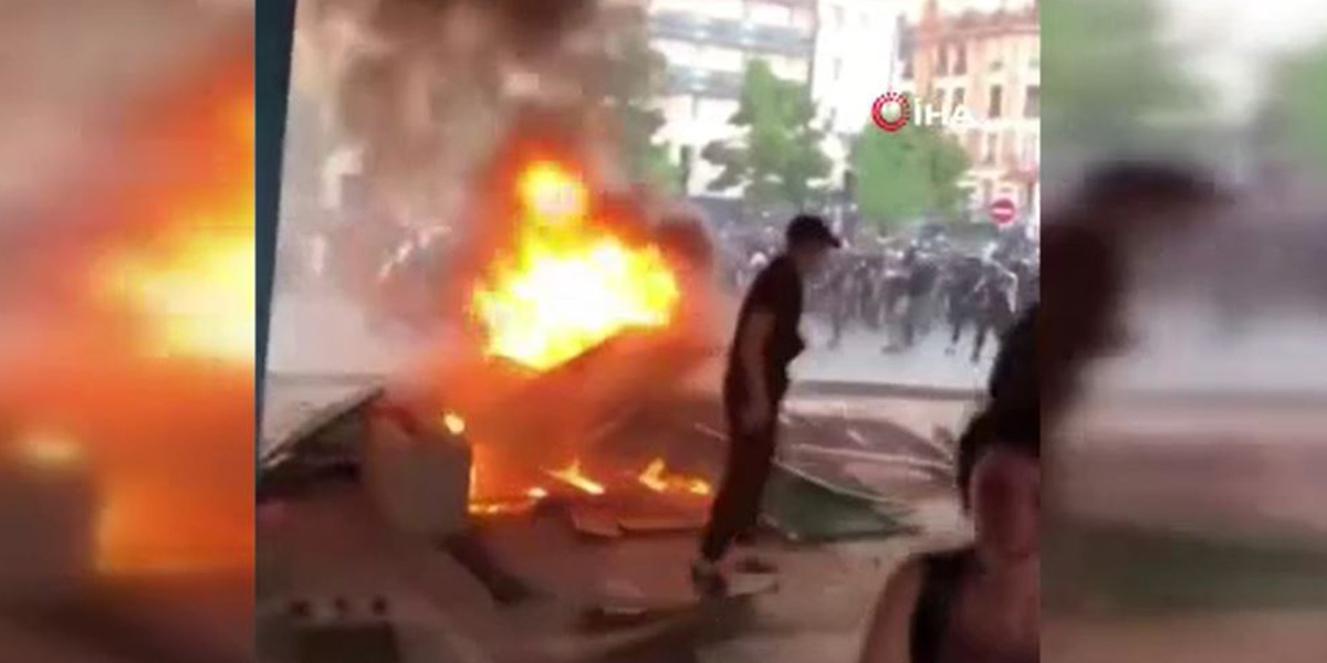 Irkçılık karşıtı protesto gösterileri Fransa'ya sıçradı