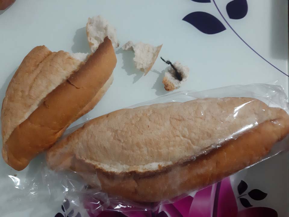 Paket ekmeğin içinden mide bulandırıcı görüntüler pes dedirtti!