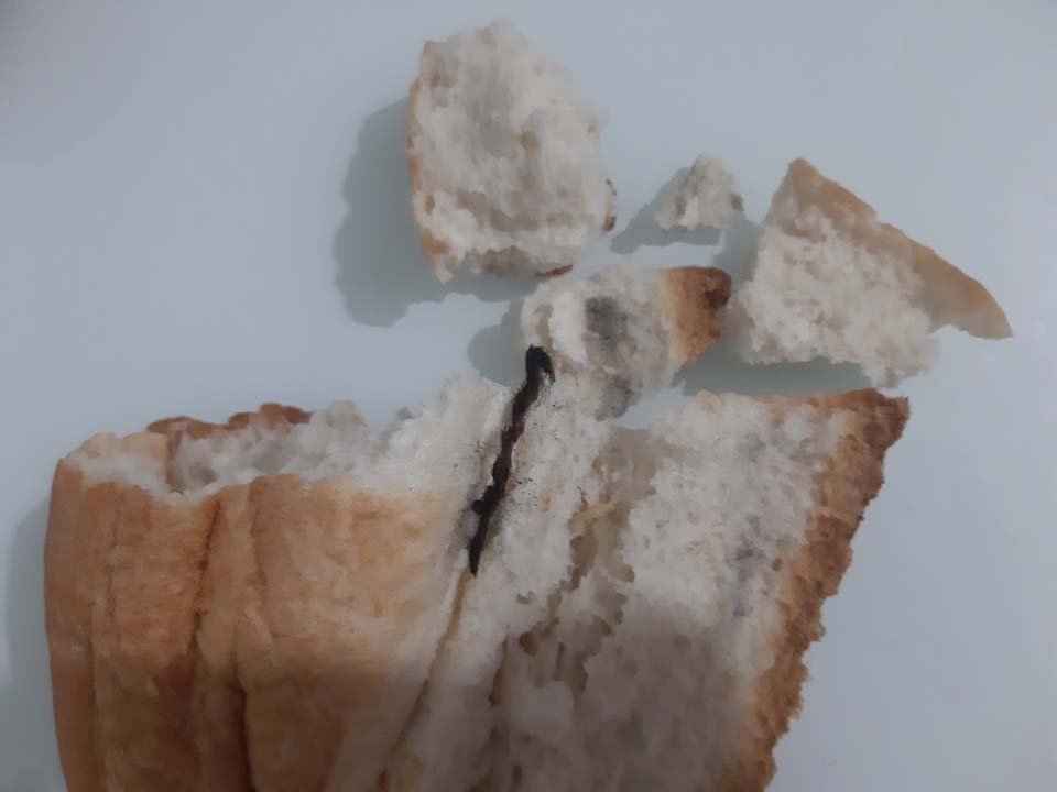 Paket ekmeğin içinden mide bulandırıcı görüntüler pes dedirtti!