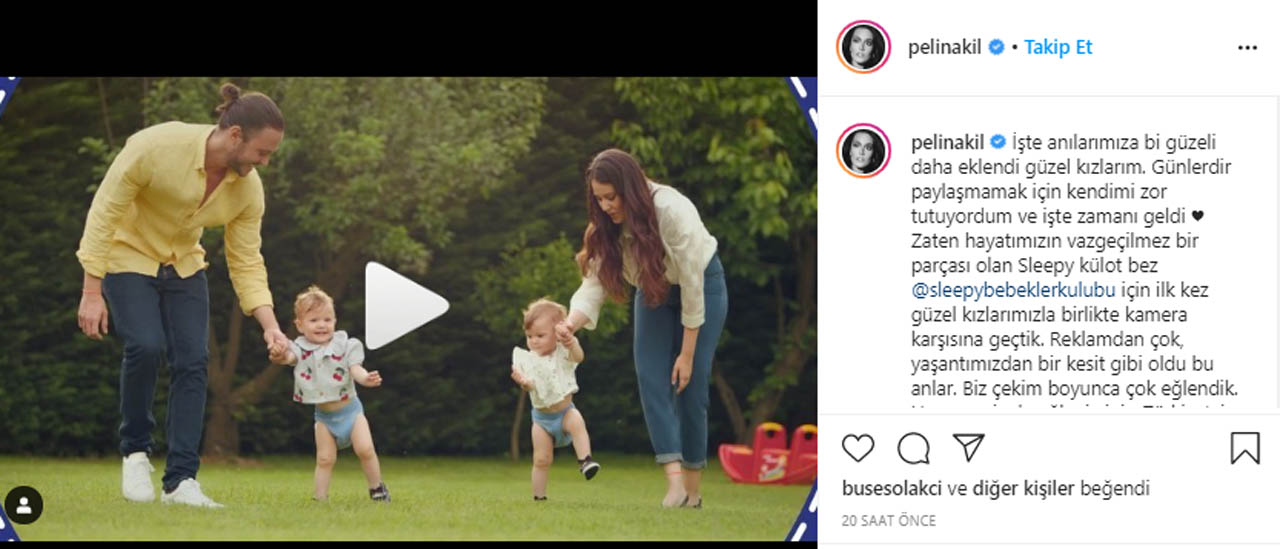 Pelin Akil ve Anıl Altan çiftinin ikizleri ilk kez kamera karşısında!