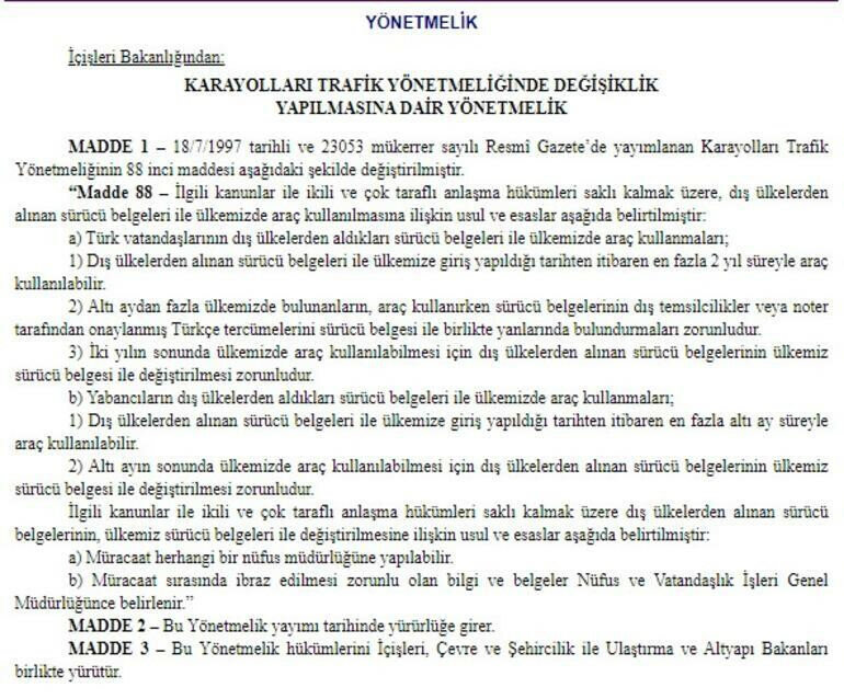 Ehliyetle ilgili yeni karar! Sadece 2 yıl kullanabilecekler