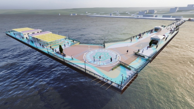 Turizme büyük katkı yapması beklenen iskelede sona geliniyor