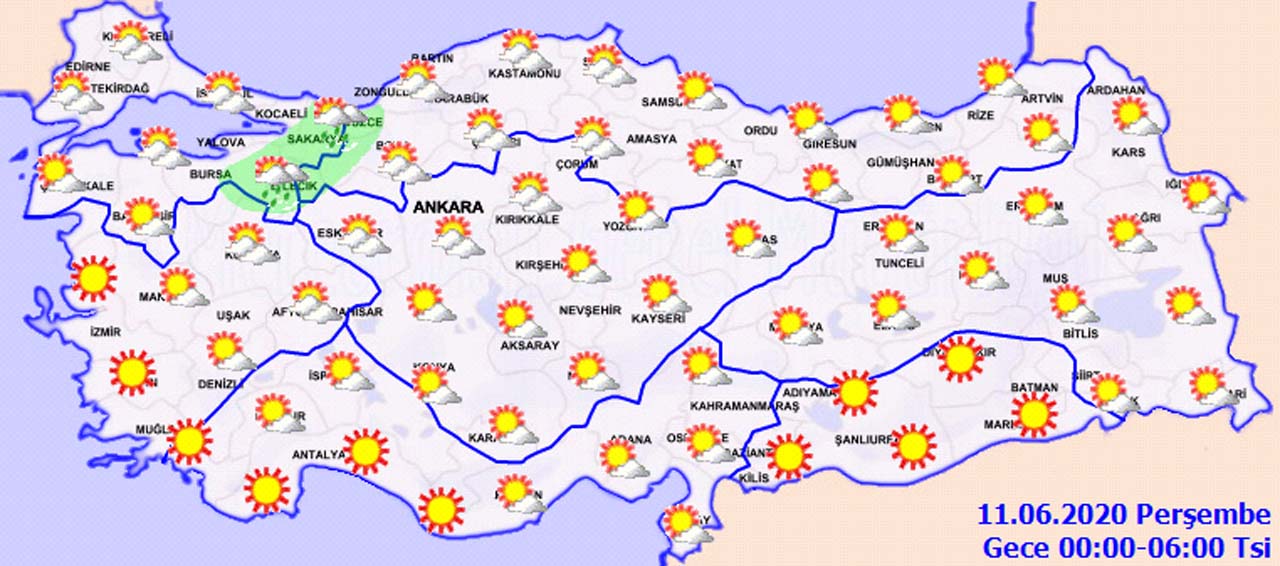 Meteoroloji uyardı: Sağanak yağış geliyor!