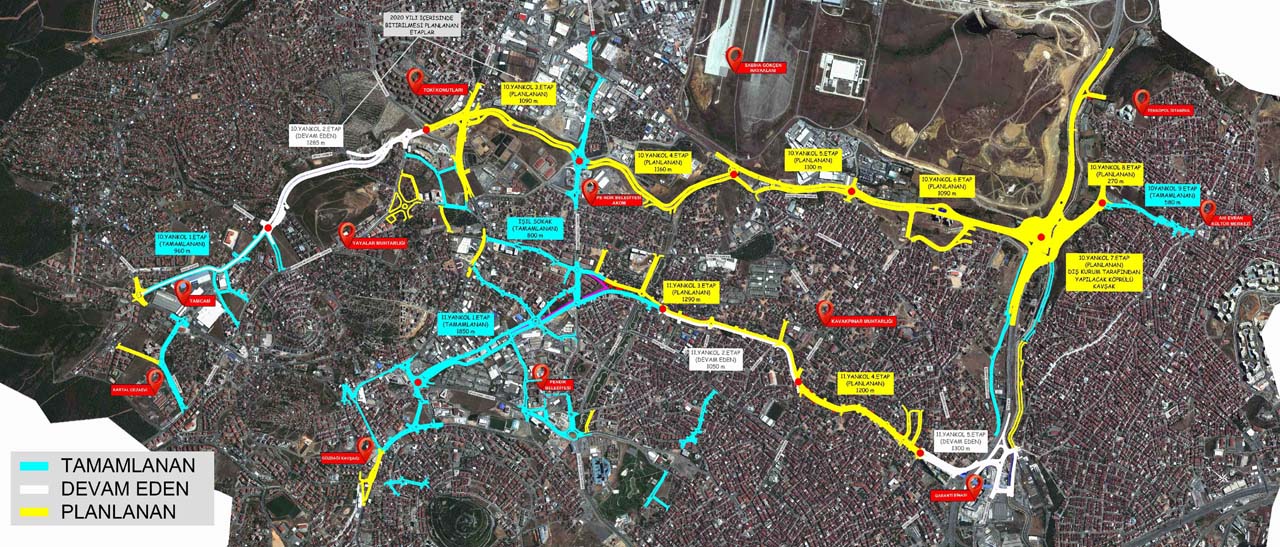 Pendik'te Kemiklidere 10. ve 11. Yankol çalışmaları tüm hızıyla sürüyor!