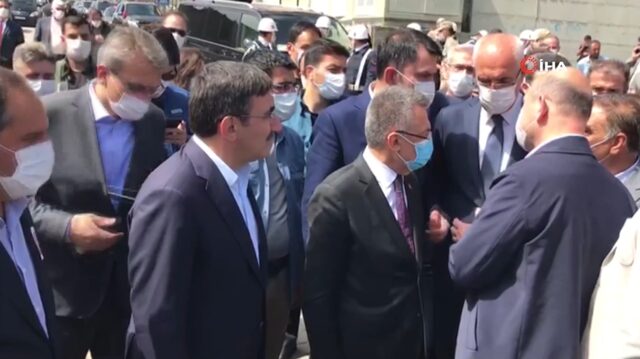 Bakan Soylu Depreme böyle yakalandı