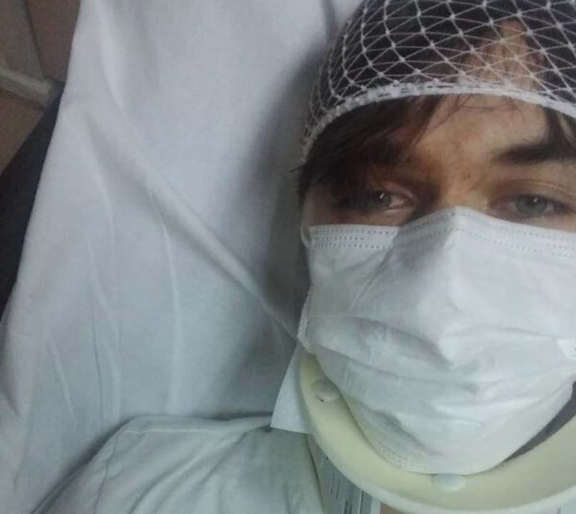 Arkadaşıyla buluşmak için parka gitti! hastanelik oldu