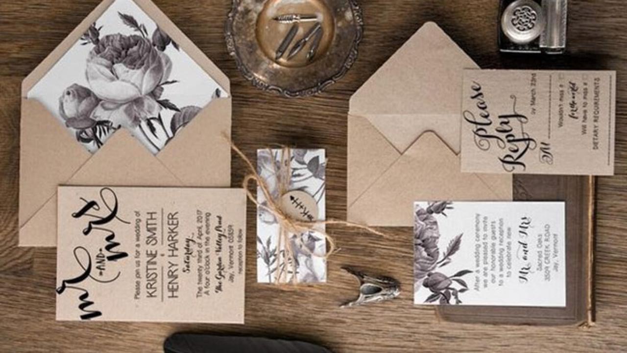 Davetiye modelleri 2020 | Yeni evlenecek çiftlere en güzel davetiye örnekleri