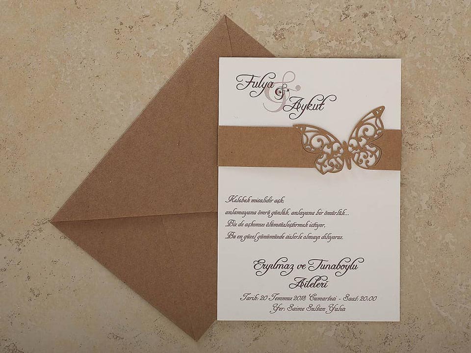 Davetiye modelleri 2020 | Yeni evlenecek çiftlere en güzel davetiye örnekleri