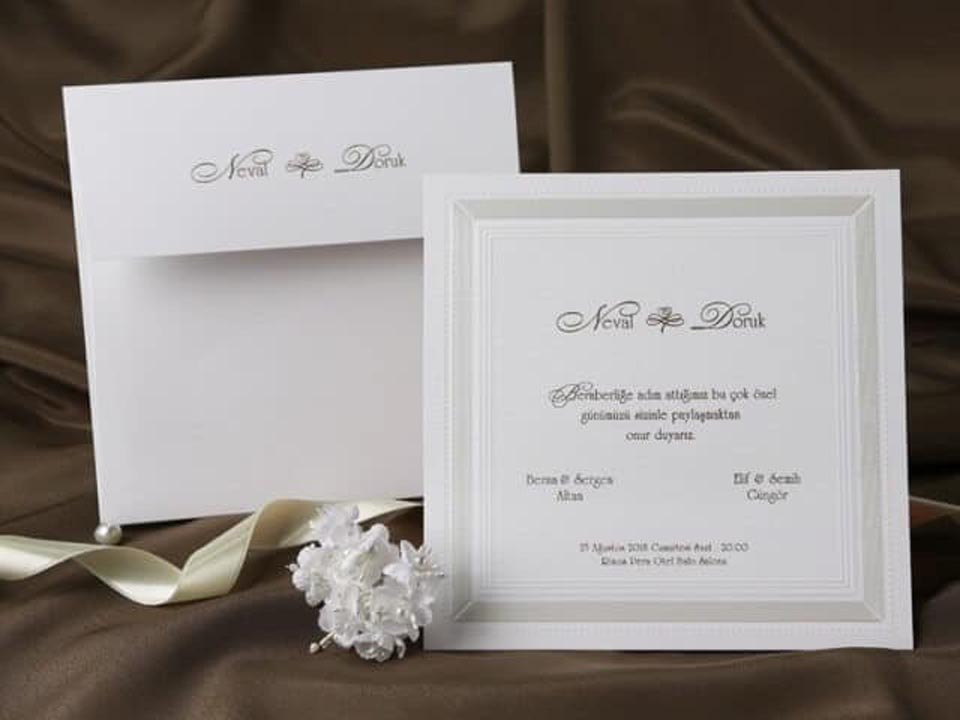 Davetiye modelleri 2020 | Yeni evlenecek çiftlere en güzel davetiye örnekleri