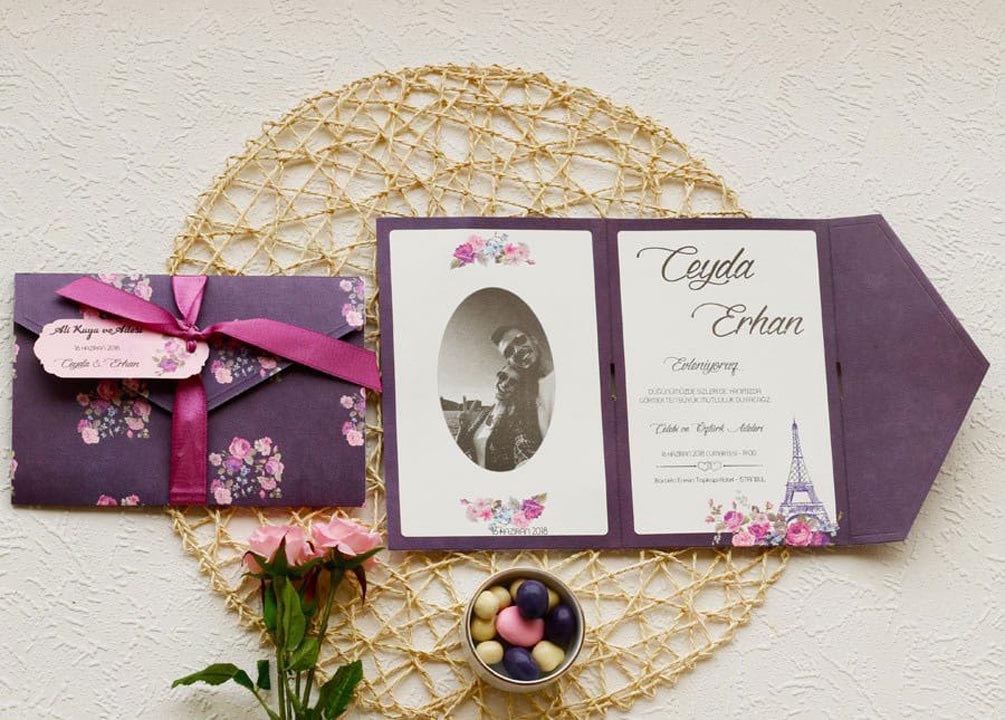 Davetiye modelleri 2020 | Yeni evlenecek çiftlere en güzel davetiye örnekleri
