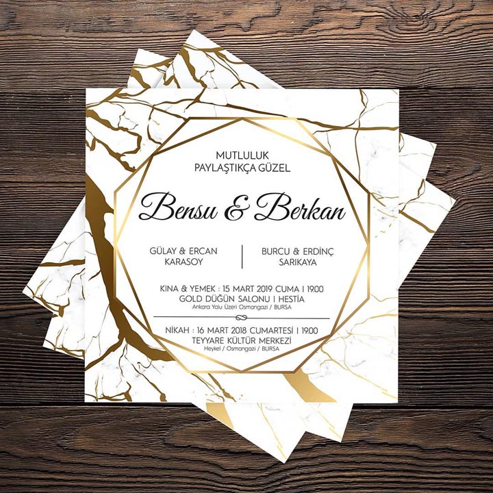 Davetiye modelleri 2020 | Yeni evlenecek çiftlere en güzel davetiye örnekleri