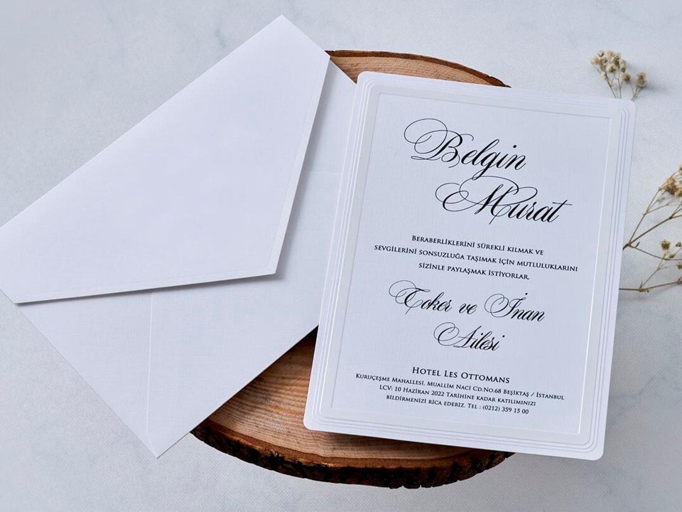 Davetiye modelleri 2020 | Yeni evlenecek çiftlere en güzel davetiye örnekleri