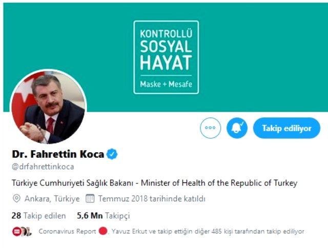 Sağlık bakanı Fahrettin Koca: ''Kötü örneğe son kez bakın''