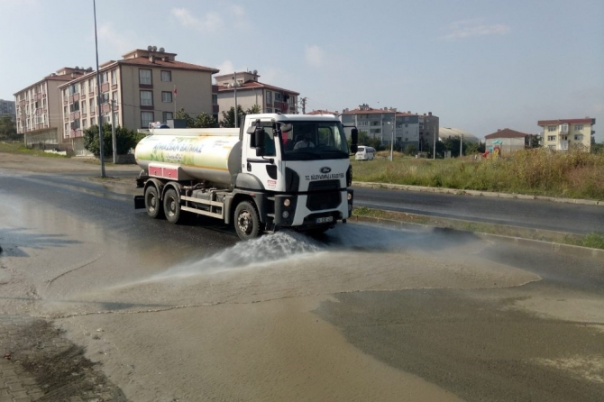 Süleymanpaşa sokak sokak dezenfekte ediliyor
