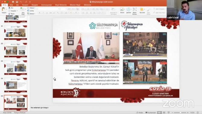 Başkan Yardımcısı Çınar, Sağlıklı Kentler Birliği çalıştayına katıldı