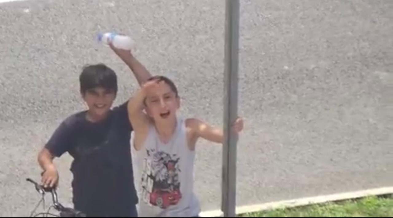 Su satan çocukların bisiklet hayali gerçek oldu!