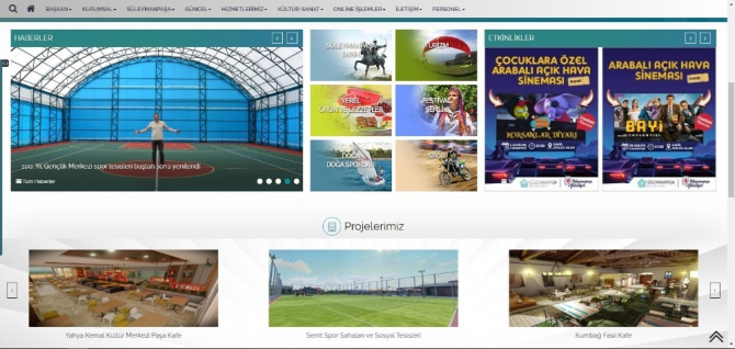 Süleymanpaşa Belediyesinin yeni web sitesi yayında