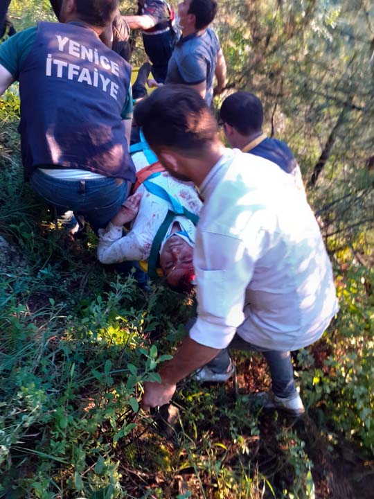 Karabük'te feci kaza! Otomobil 200 metrelik uçurumdan uçtu