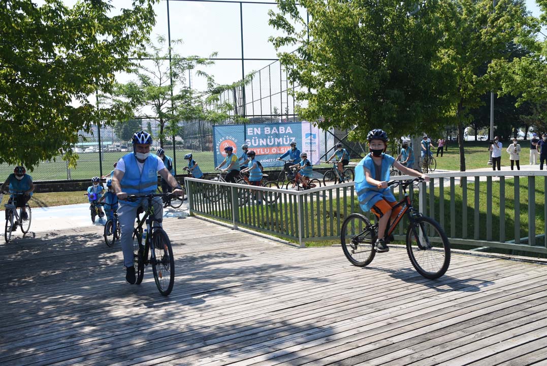 Pendik'te Babalar Günü'ne özel bisiklet etkinliği düzenlendi!