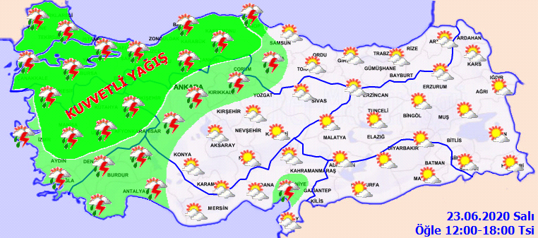 Meteorolojiden 4 bölgemiz için yağış uyarısı