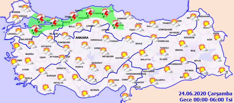Meteorolojiden 4 bölgemiz için yağış uyarısı