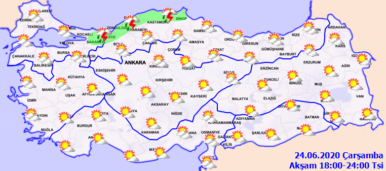 Meteoroloji'den o illerimiz için kuvvetli yağış uyarısı