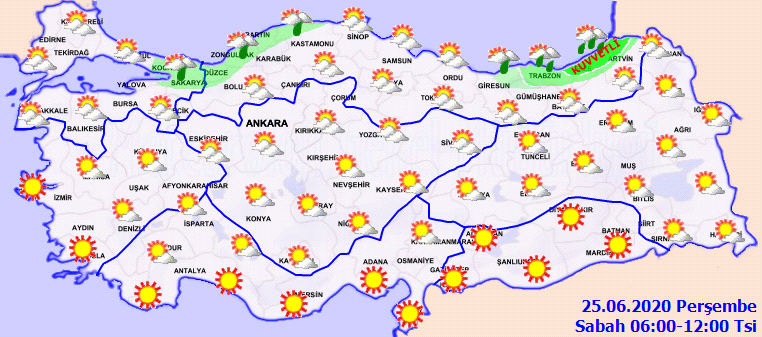 Meteoroloji uyardı: O bölgelerimizde sağanak yağış etkili olacak