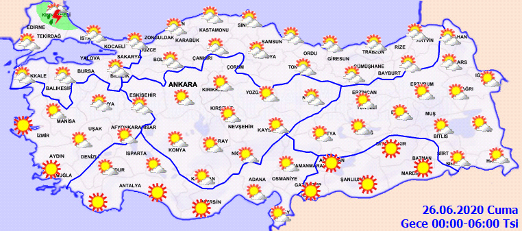 Meteoroloji uyardı: O bölgelerimizde sağanak yağış etkili olacak