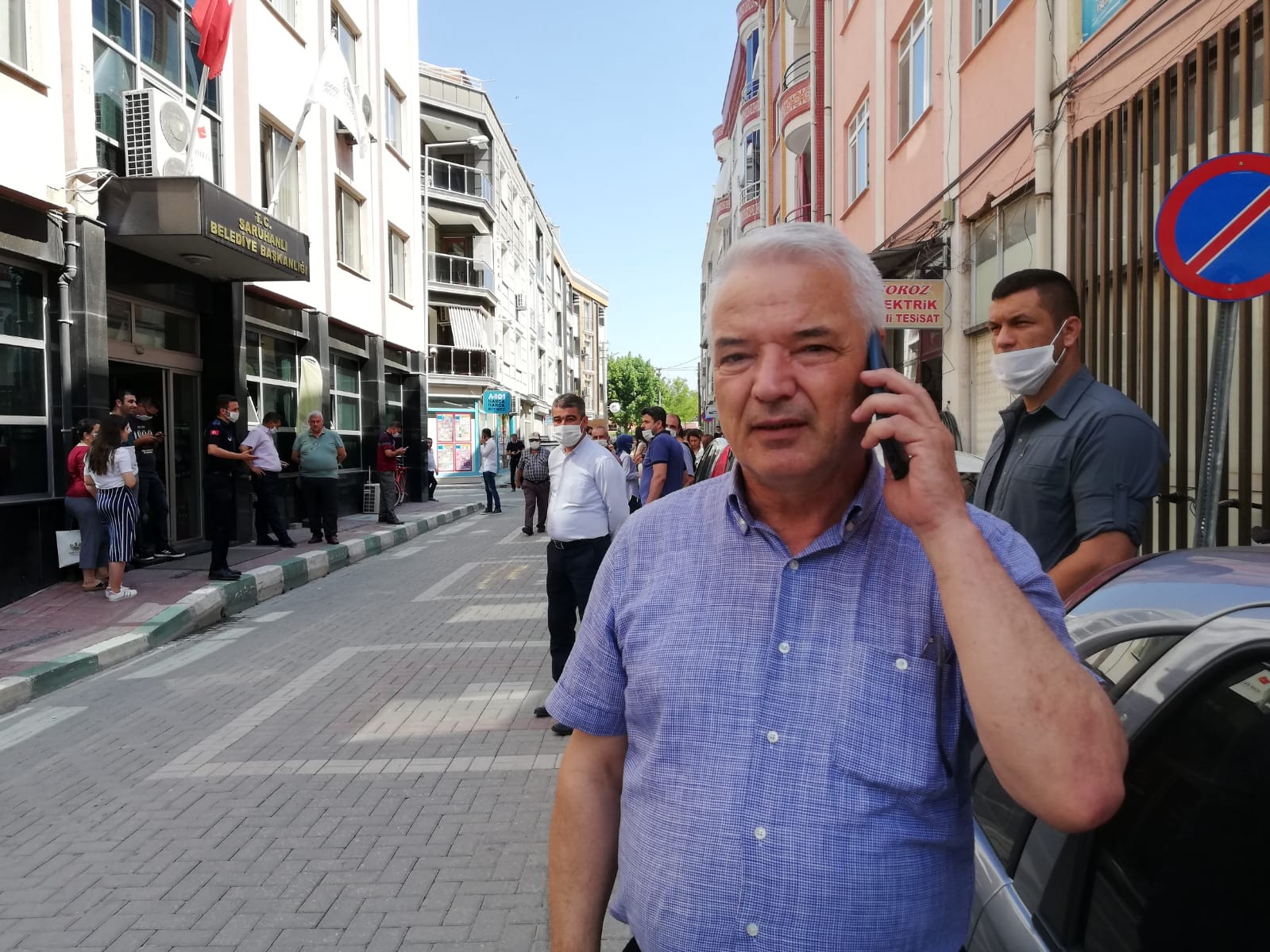 Manisa'daki şiddetli deprem güvenlik kameralarına yansıdı