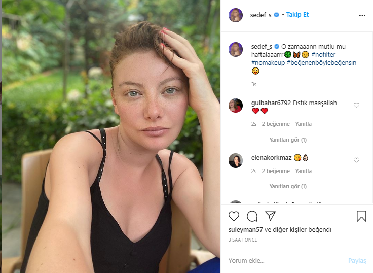 Adını Feriha Koydum dizisinin Cansu'su Sedef Şahin'in makyajsız hali gündem oldu!