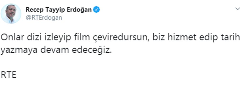 Cumhurbaşkanı Erdoğan'dan siyasi parti liderlerinin Netflix göndermesine yanıt!