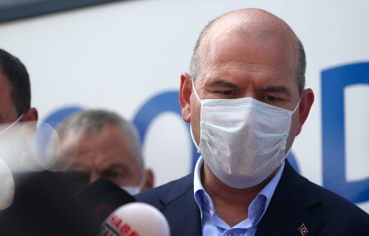 Bakanlar, patlamanın olduğu bölgede açıklamalarda bulundu