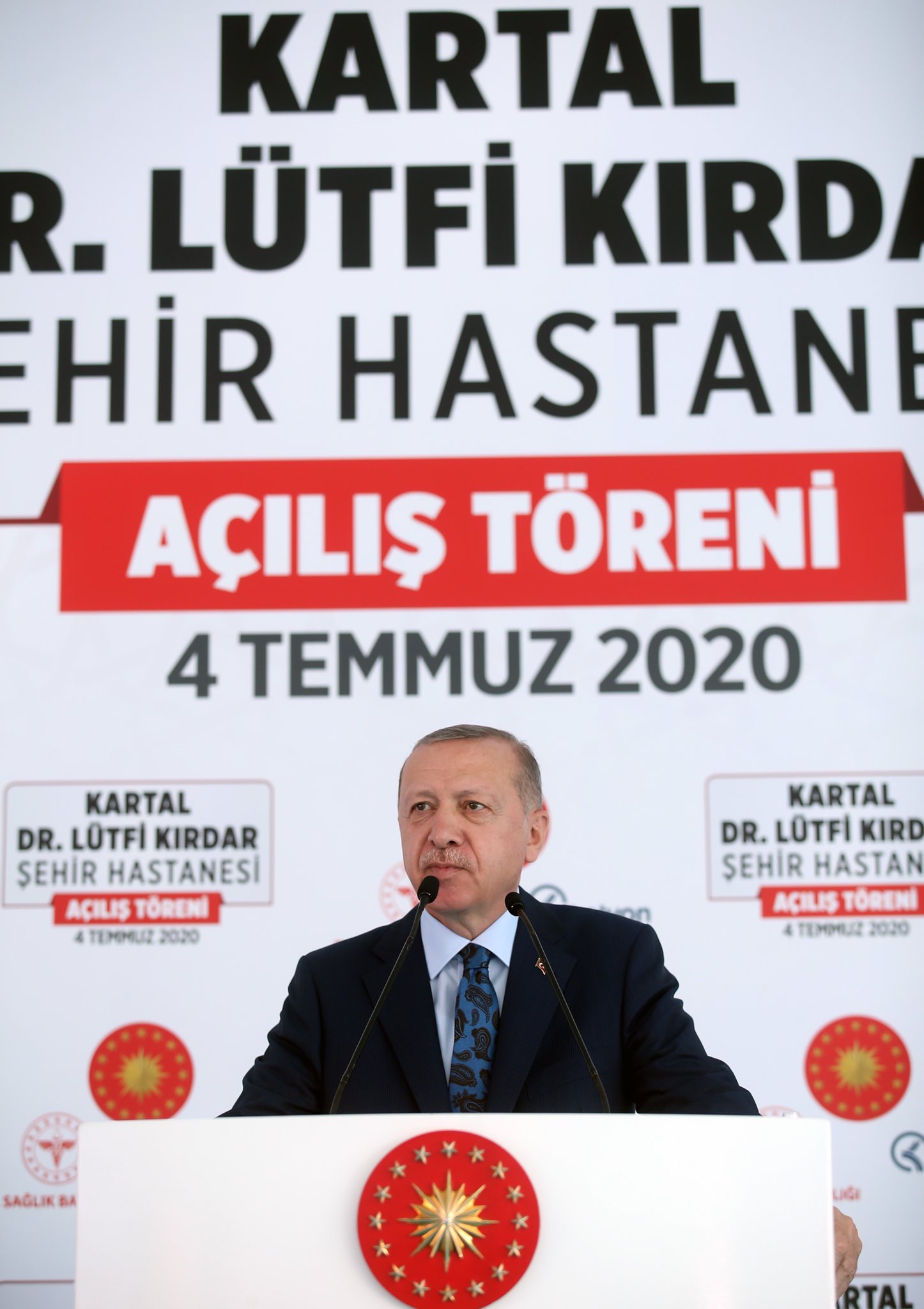 Erdoğan, Kartal Dr. Lütfi Kırdar Şehir Hastanesi Açılış Töreni'nde konuştu