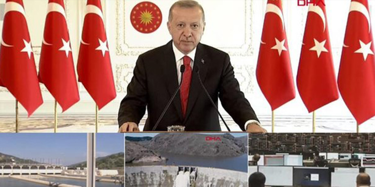 Cumhurbaşkanı Erdoğan'dan dev projenin açılış töreninde önemli açıklamalar