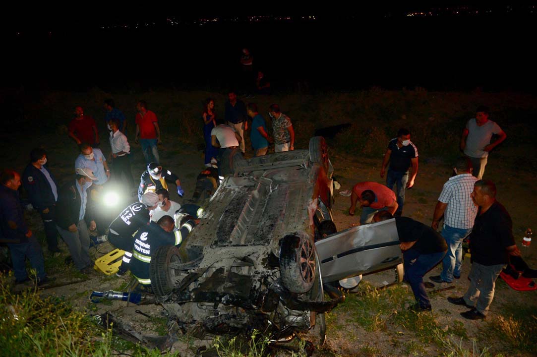 Eskişehir'de korkunç kaza! 1 ölü 5 yaralı