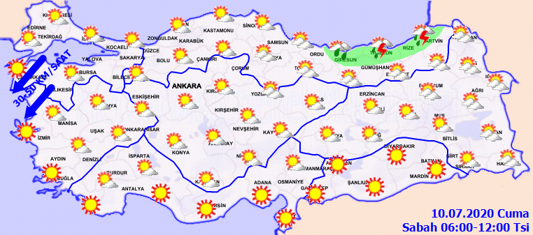 Meteoroloji duyurdu: Kuvvetli sağanak yağış geliyor