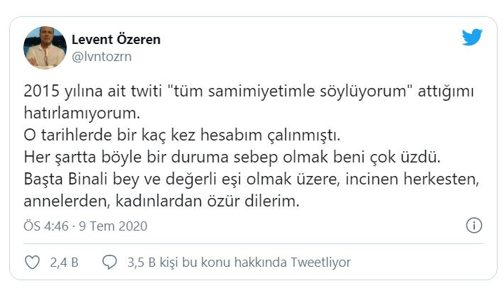 İYİ Partili Levent Özeren çirkin sözleri sonrası gözaltına alındı