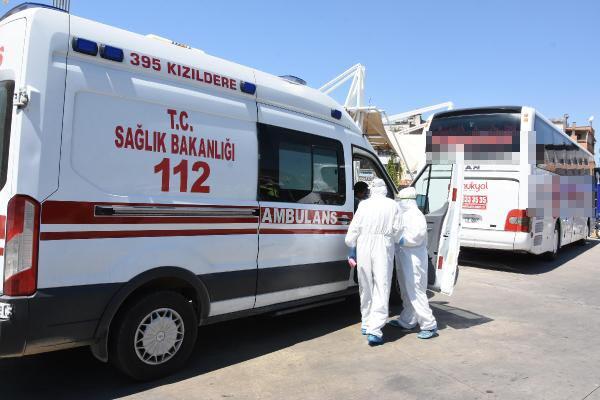 Otobüste Kovid-19 paniği !