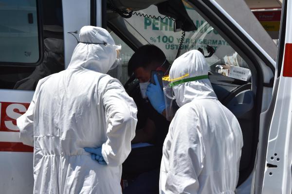 Otobüste Kovid-19 paniği !