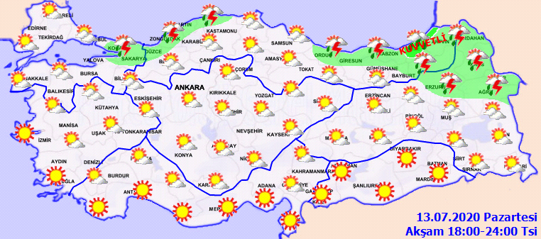 İstanbul hava durumu nasıl olacak? 13 Temmuz Pazartesi