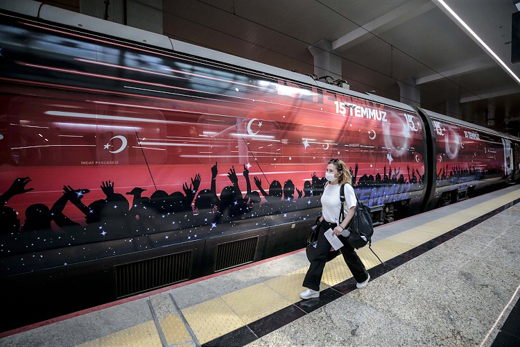 15 Temmuz Demokrasi ve Milli Birlik Treni ilk seferini yaptı