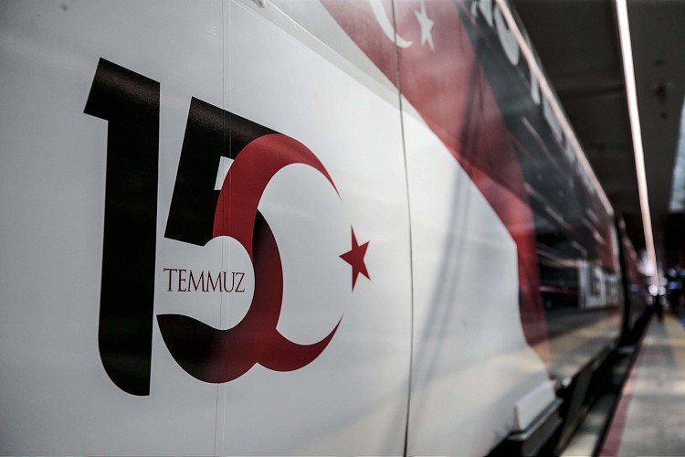 15 Temmuz Demokrasi ve Milli Birlik Treni ilk seferini yaptı