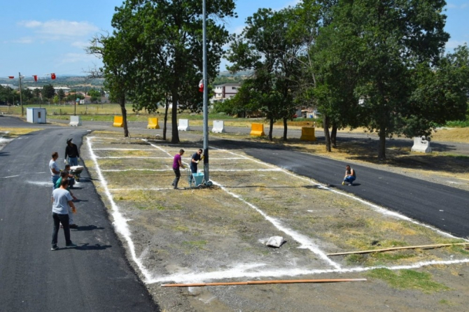 Kurban satış noktasında hazırlıklar tamamlandı