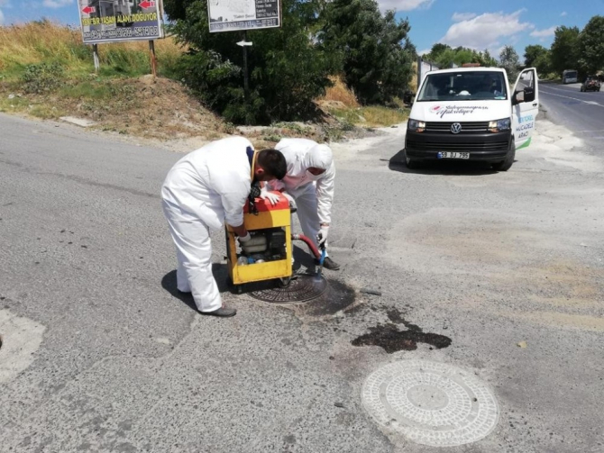 Larva mücadelesi dört aydır hız kesmeden devam ediyor