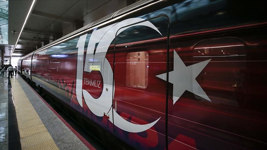 15 Temmuz Demokrasi ve Milli Birlik Treni ilk seferini yaptı