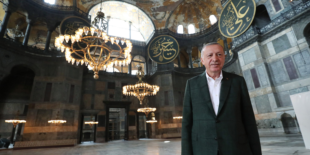 Erdoğan'dan Ayasofya paylaşımı!
