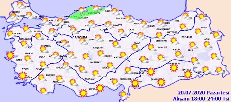 Meteoroloji'den gök gürültülü sağanak yağış uyarısı!