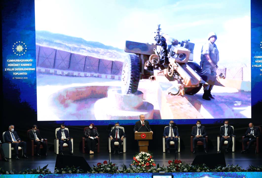 Erdoğan, Cumhurbaşkanlığı Kabinesi değerlendirme toplantısında konuşuyor (CANLI)