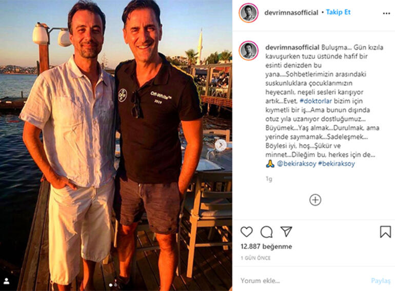 Devrim Nas ile Bekir Aksoy yıllar donra bir arada!