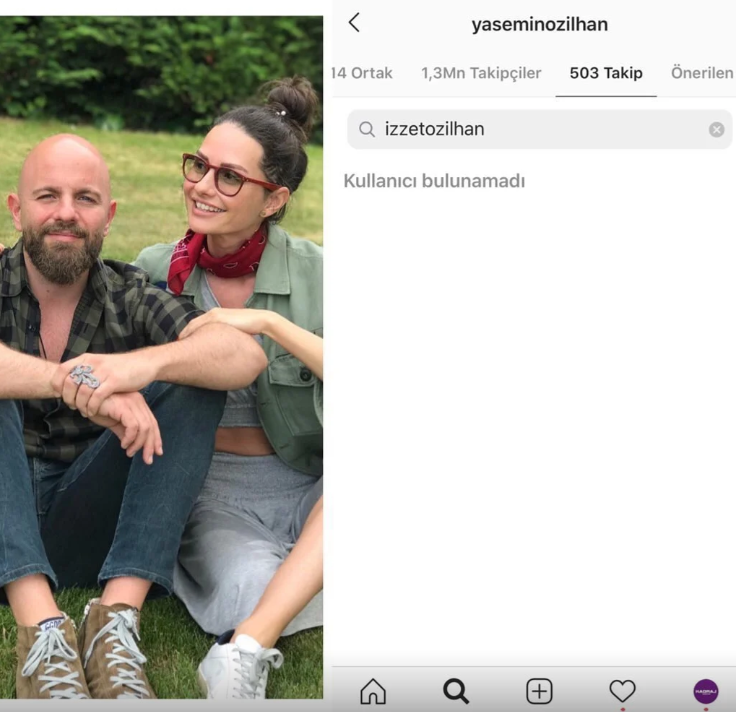 Büyük aşk bitiyor mu? Yasemin Özilhan eşini takipten çıkardı!